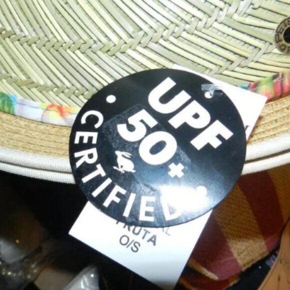 Peter Grimm Fruta hand woven Herringbone Weave Beach hat UPF 50+NWT 🆕📦⌚🏃💨🚚 - Picture 10 of 15